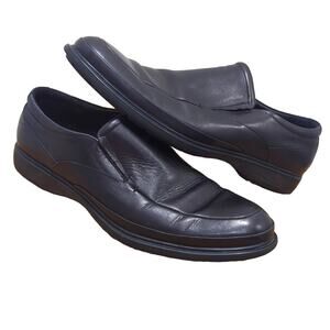 Kenneth Cole New York Mid-Way Dress Shoes Men's 11.5 Leather Loafers Black